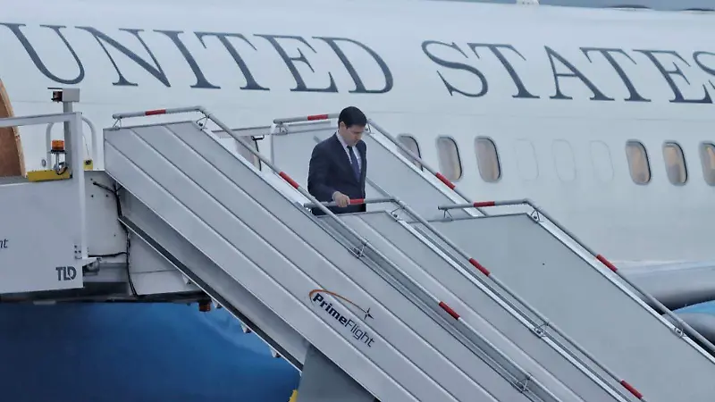 Llegada de Marco Rubio